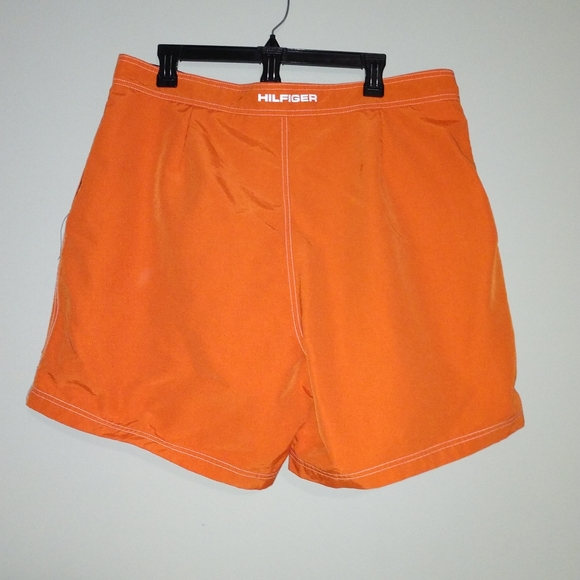 Tommy Hilfiger Men's Swim Trunks Orange size XL - Picture 2 of 5